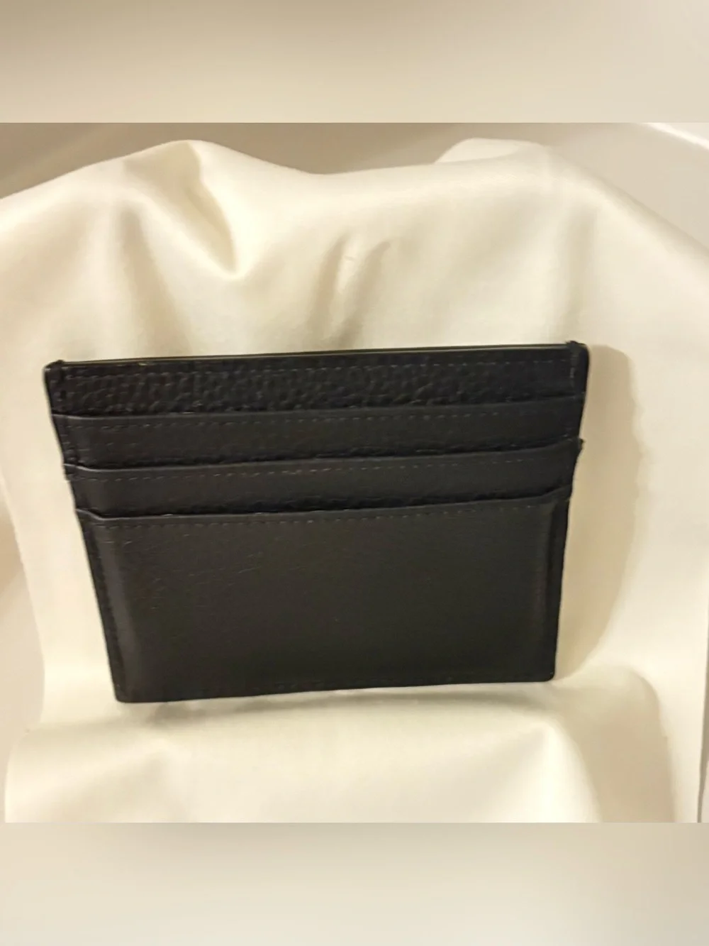 Dior Men Oblique Jacquard & Calfskin Card Holder | New